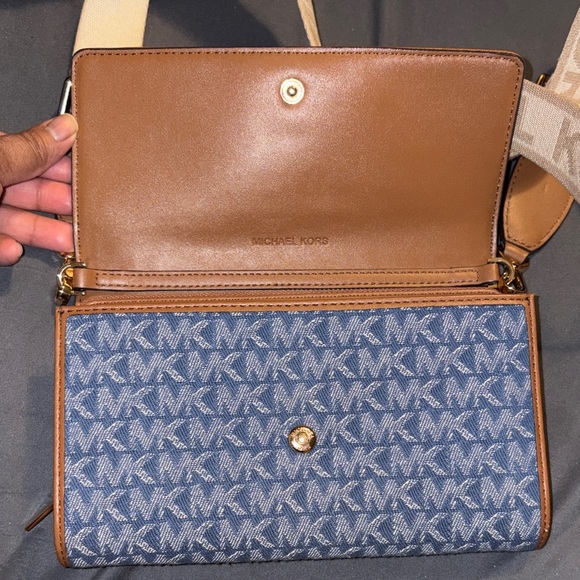 Michael Kors Blue and Brown women’s bag - Picture 2 of 8